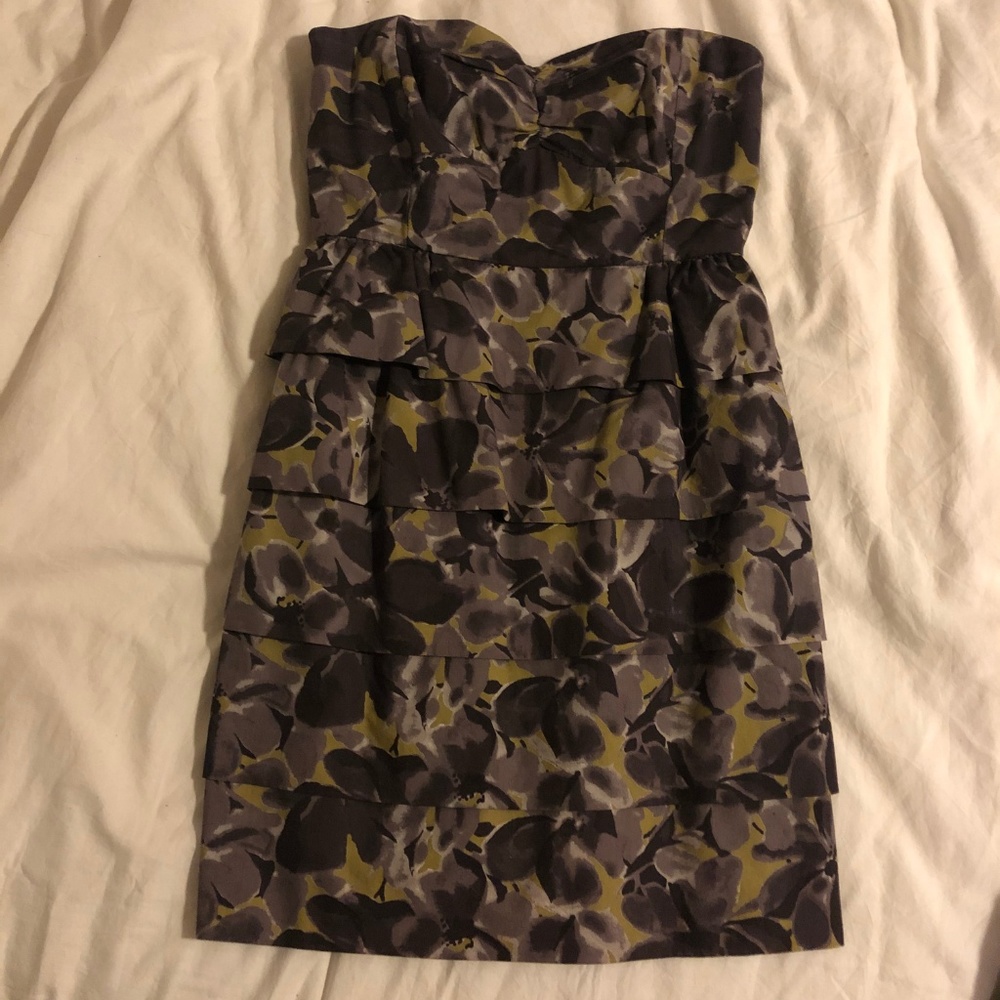 J. Crew floral cocktail dress